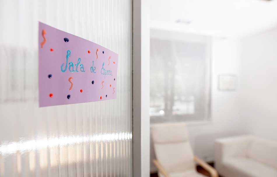 Sala de espera Centro de Psicología Ainhoa Saiz
